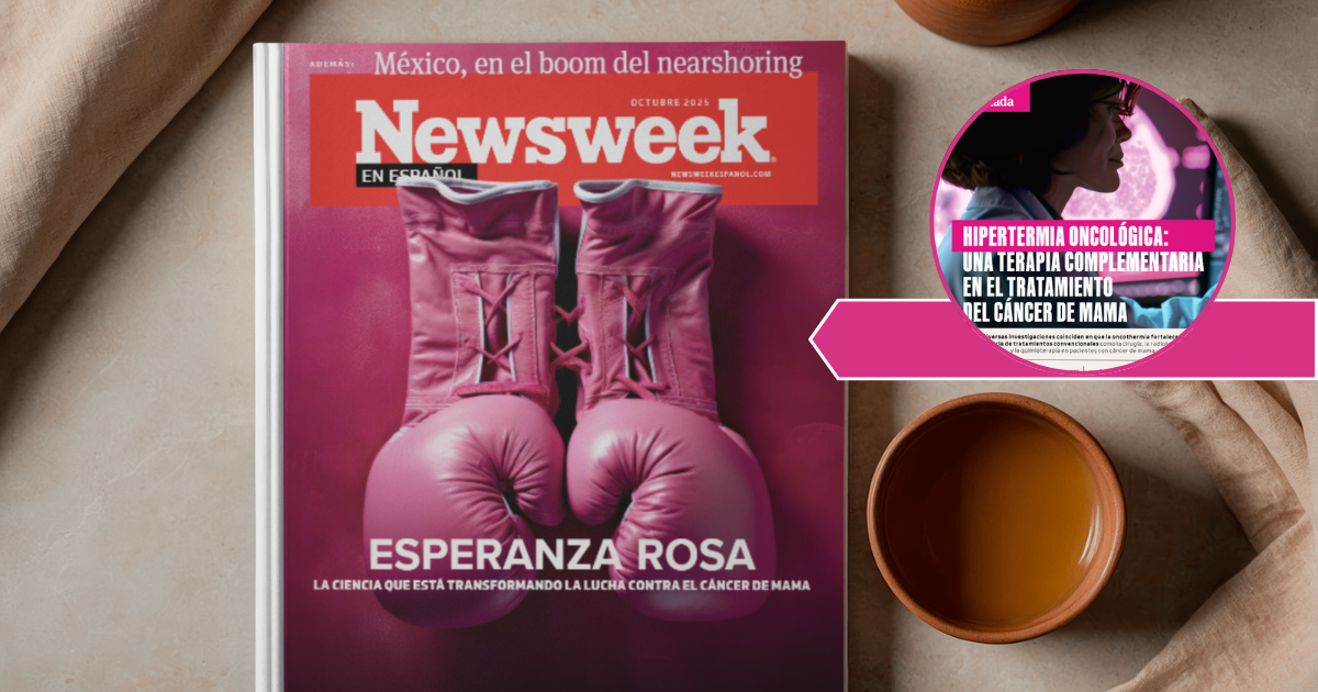 Una revista de noticias internacionales cuyo reportaje principal es la Hipertermia Oncológica